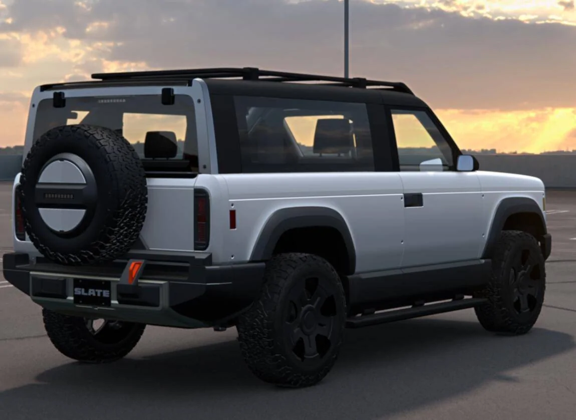 Slate Auto Pickup Truck Too many options to pick! suv_rear_v1