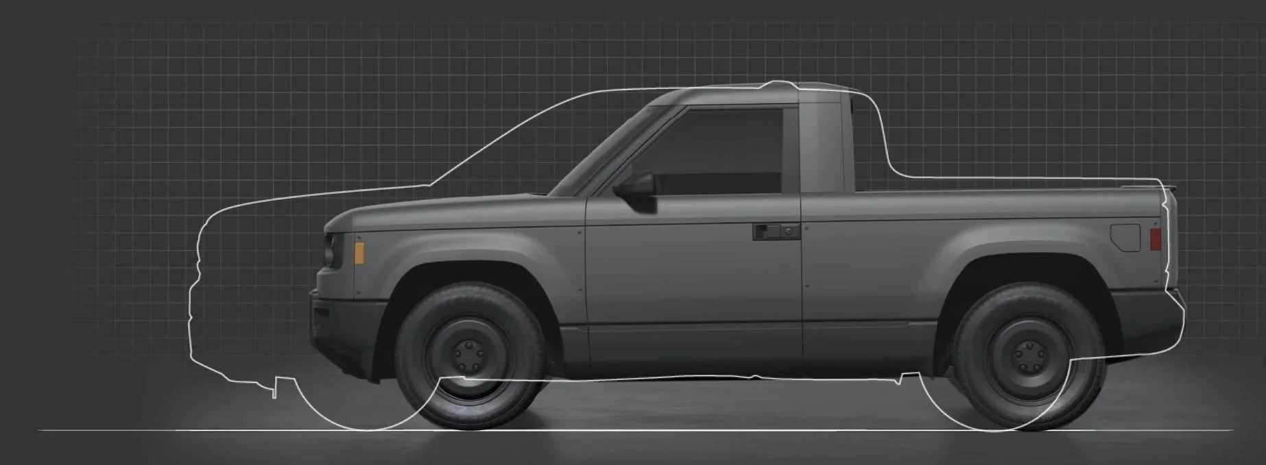 Slate Auto Pickup Truck Slate vs. Maverick size compared Untitled33