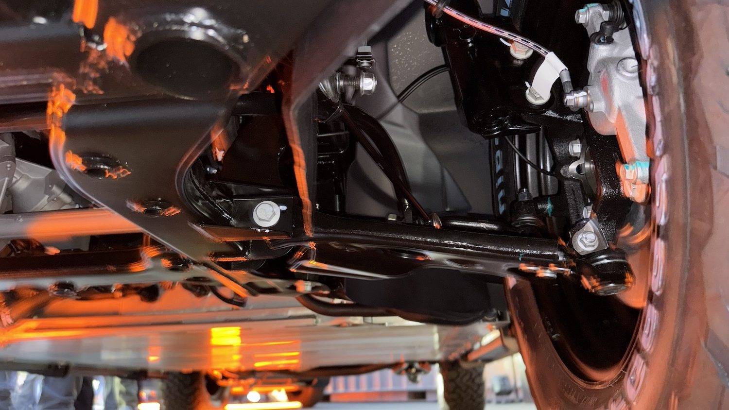 Slate Auto Pickup Truck Engineering deep dive: Slate EV truck chassis, body, battery, safety, suspension, underbody undercarriage slate_7631-e1745583690388