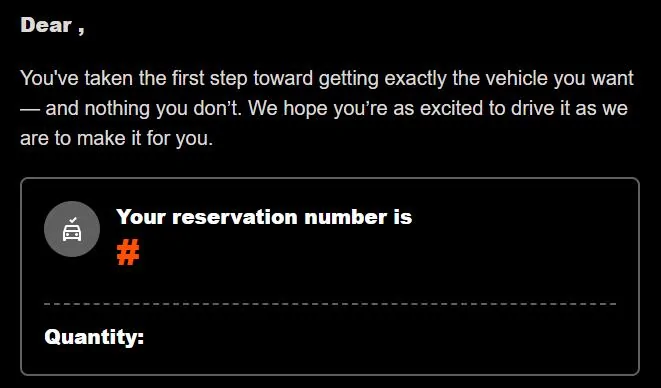 Slate Auto Pickup Truck My reservation number has disappeared 1745821983404-u