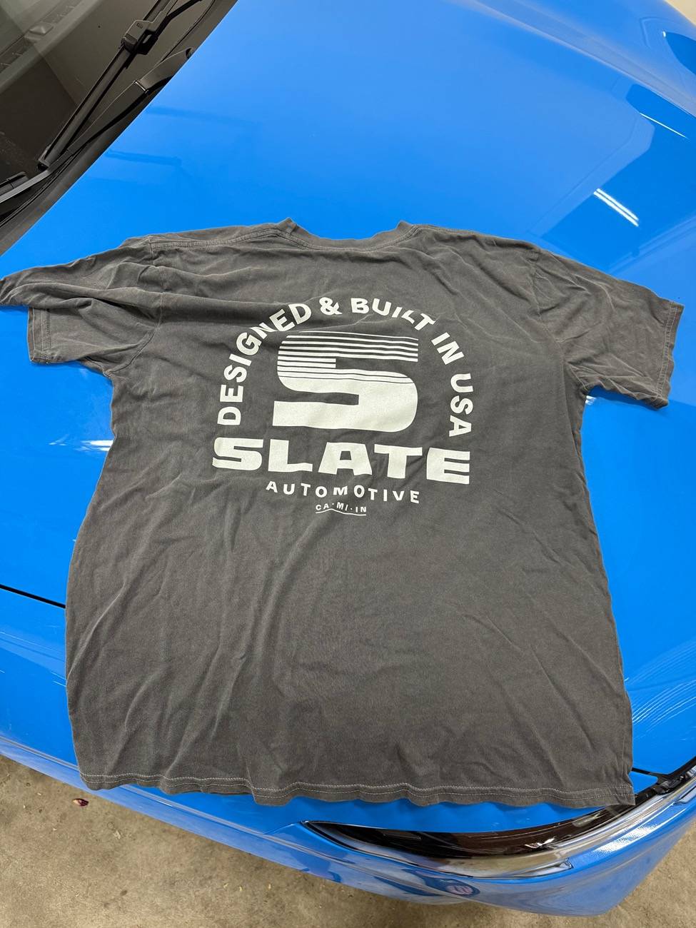 Slate Auto Pickup Truck Using Slate as a Case Study for Technology Engineering & Design Class SlateShirtBack