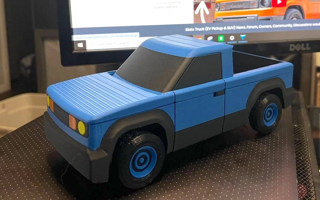 Slate Auto Pickup Truck Scale Models of Slate Pickup, SUV, Fastback (for DIY 3D Print - STL Files) 3d Print Slate Truck