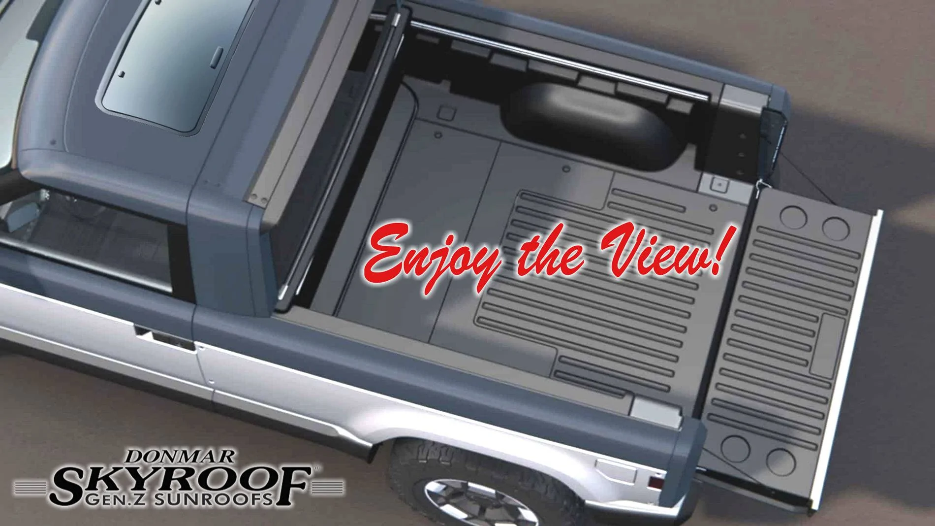 Slate Auto Pickup Truck Aftermarket sunroof - Suitable for Slate SlatePkp-Ext2