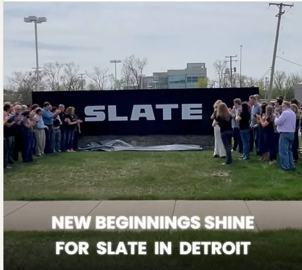 Slate Auto Pickup Truck New Sign Unveiling at Slate Auto Headquarters @ Troy Michigan! detroit