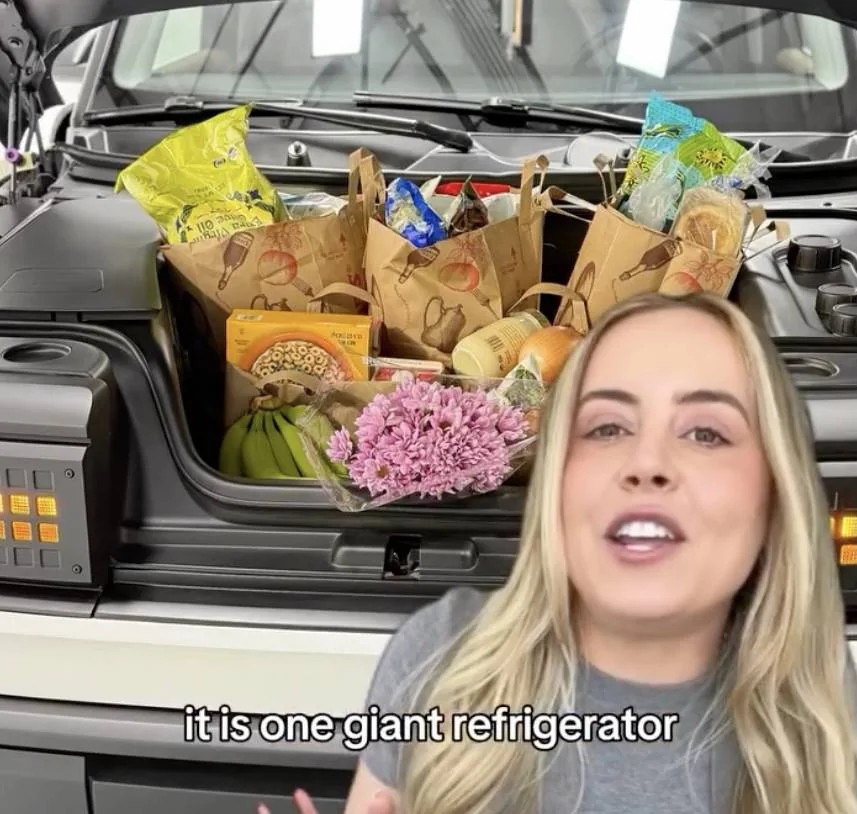 Slate Auto Pickup Truck Refrigerated frunk influencer claim. not a fridg