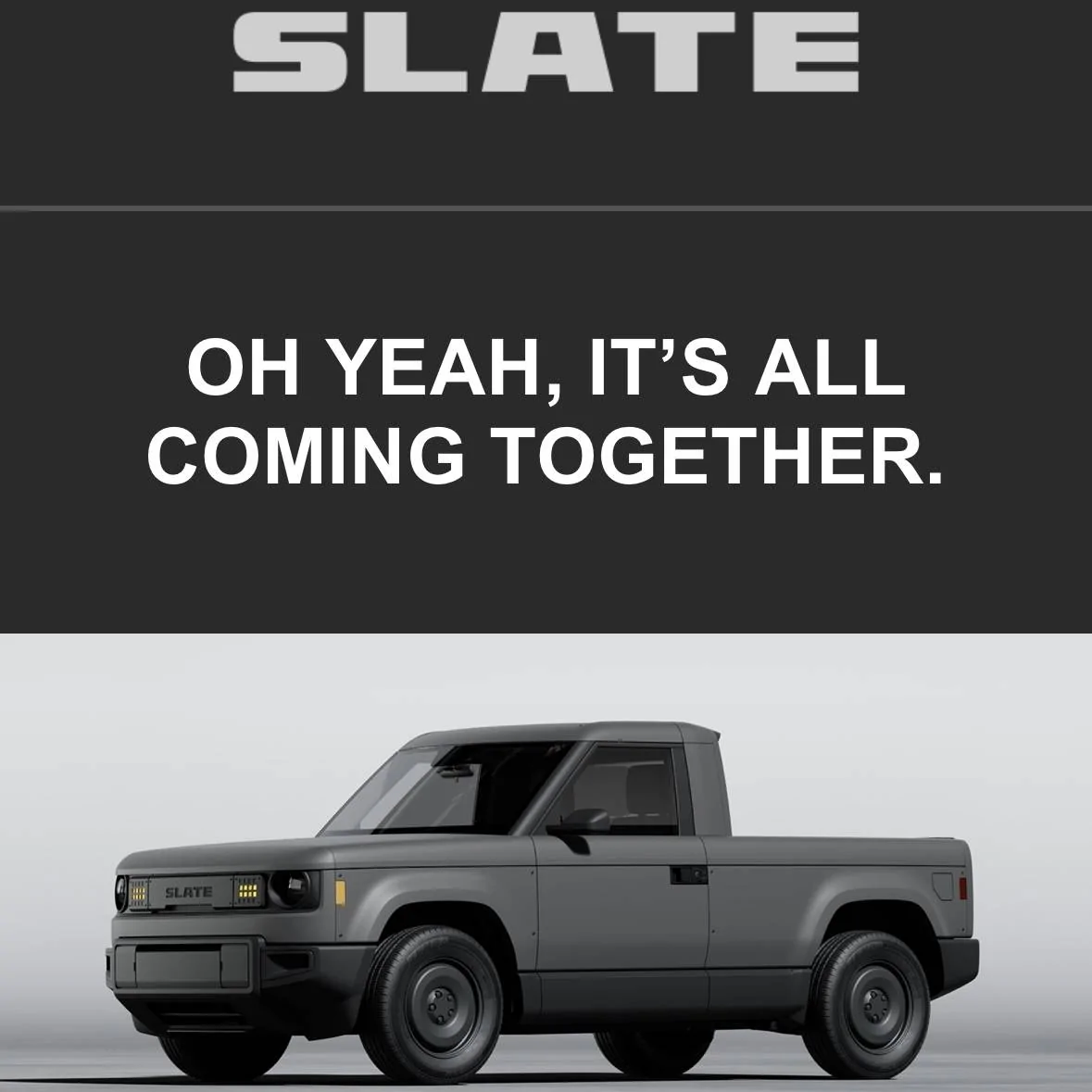 Slate Auto Pickup Truck New member, new reservation, Cybertruck owner IMG_9587