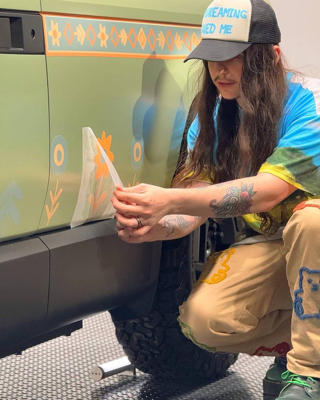 Slate Auto Pickup Truck Influencer photoshoots from Slate Instagram 5