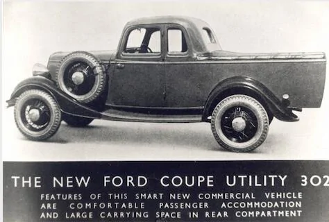 Slate Auto Pickup Truck The Slate is a Coupe Utility Vehicle (CUV) 1934_Ford_CUV