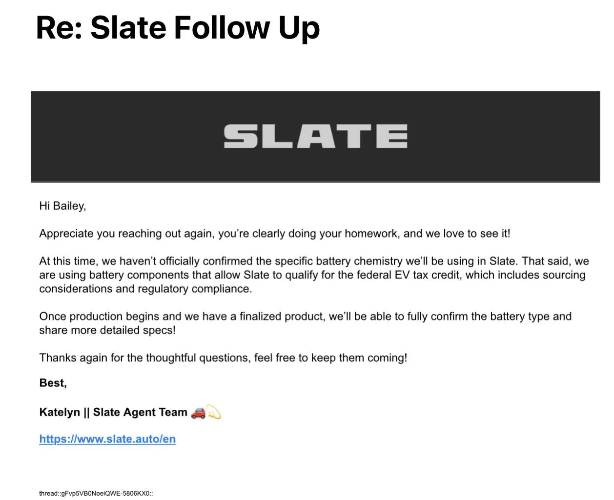 Slate Auto Pickup Truck Scratch that [Update: NMC batteries confirmed] IMG_2084