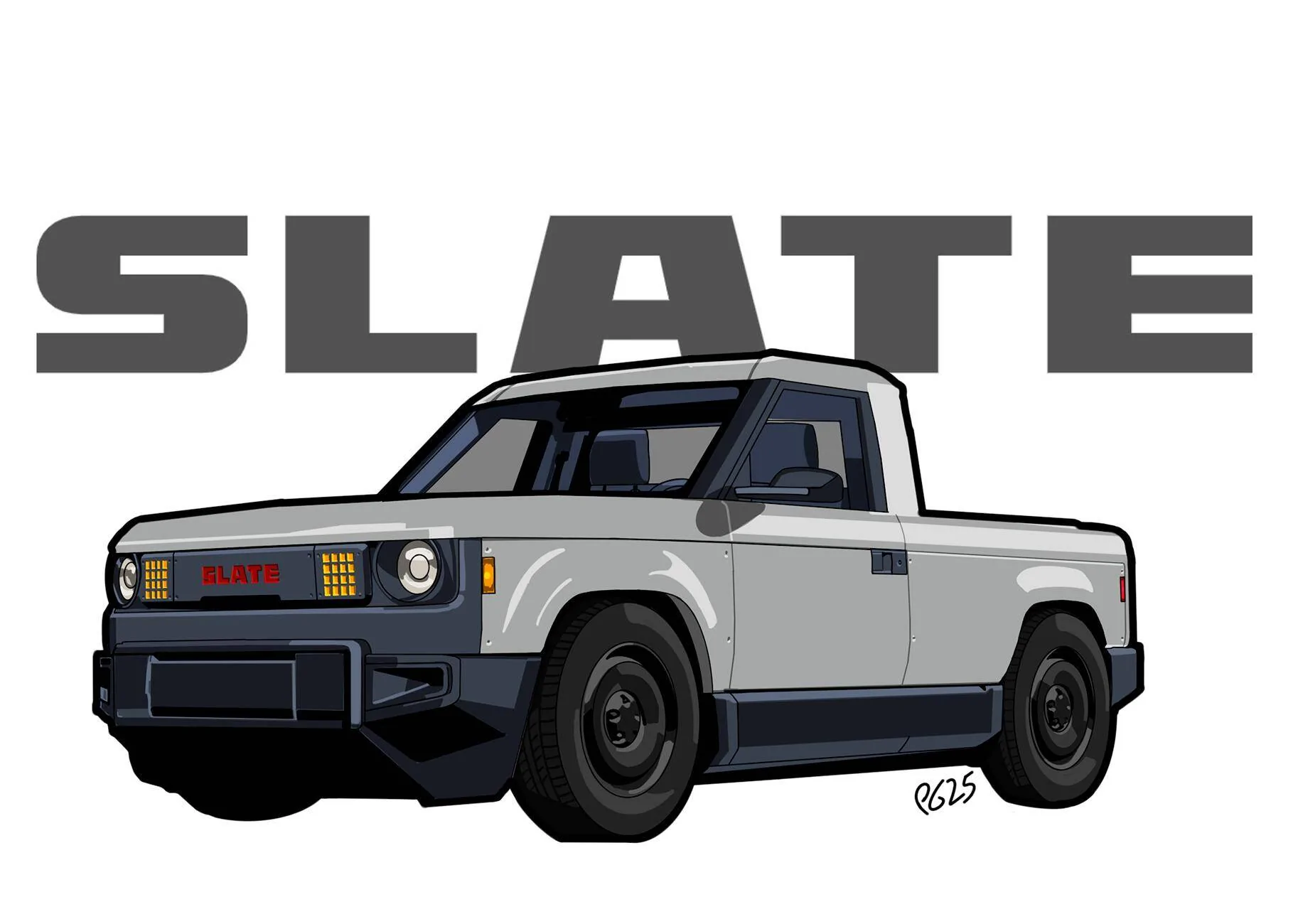 Slate Auto Pickup Truck Slate - FAN ART!!! SlateTrucklowres
