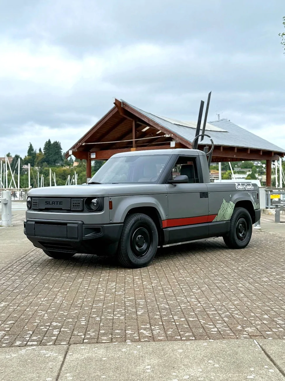 Slate Auto Pickup Truck Closeups of Slate Pickup Truck (photos from Olympia Event) slate pickup wrap ember coffee 3