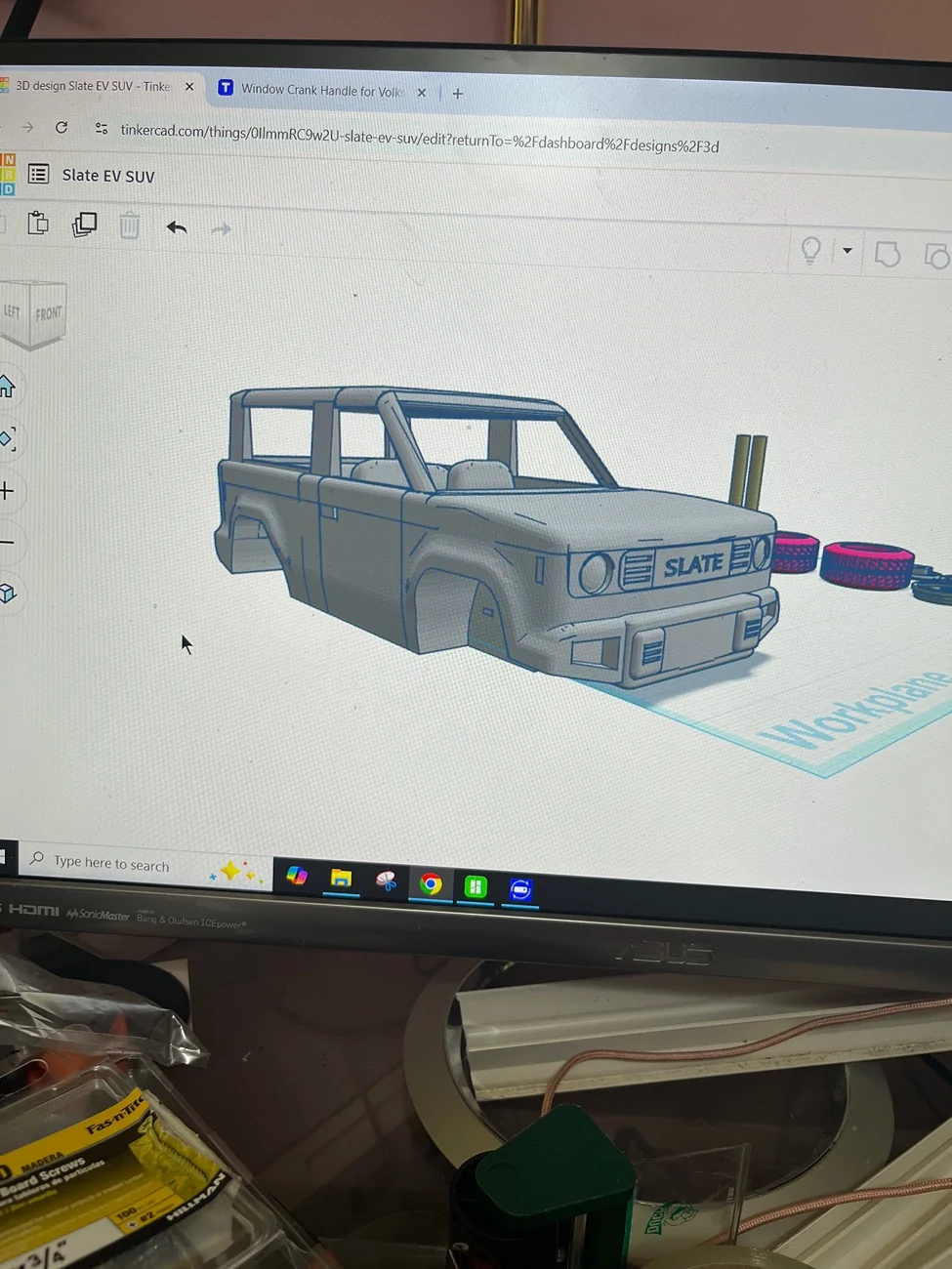 Slate Auto Pickup Truck Slate model or 3D .stl file IMG_8987