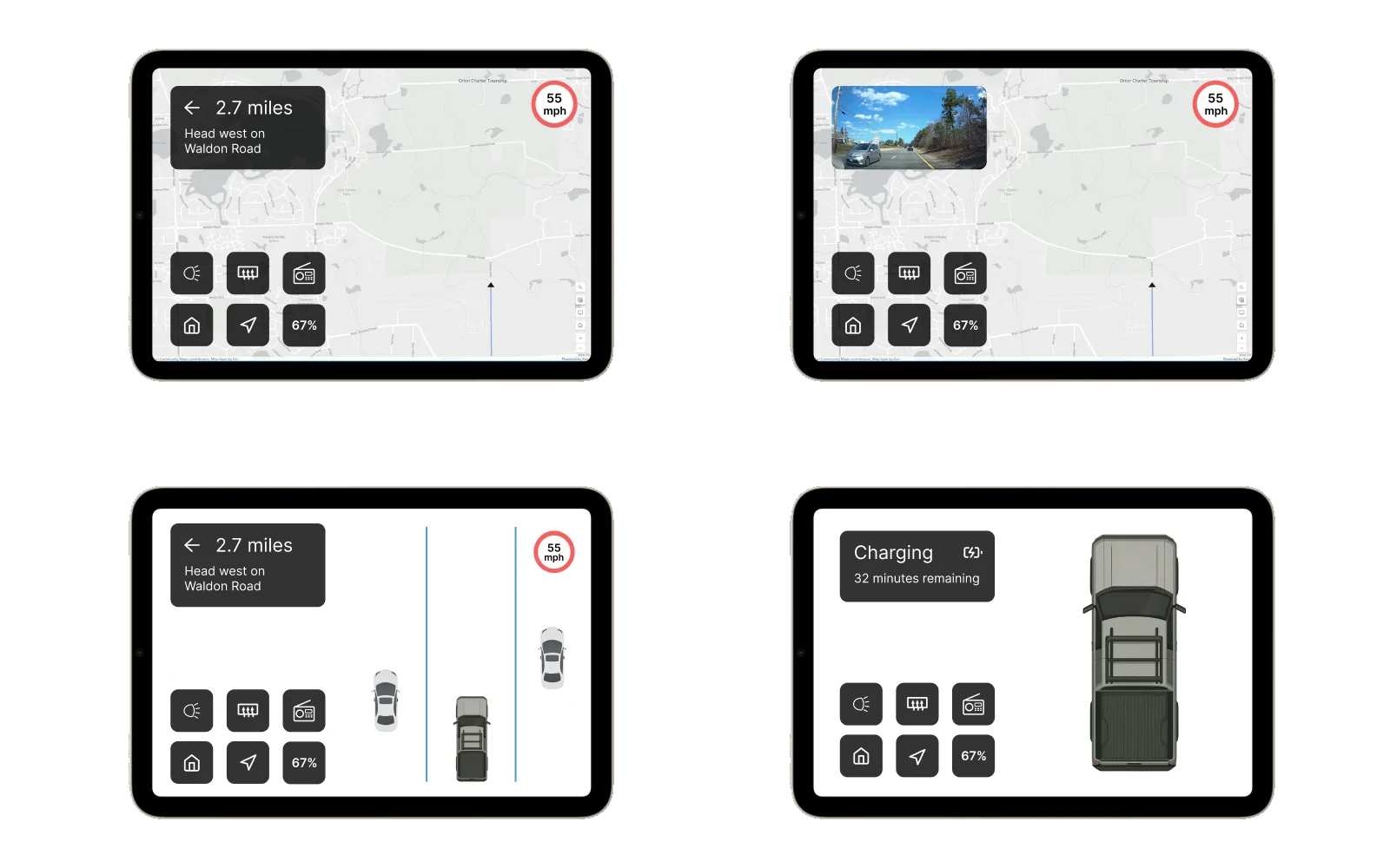 Slate Auto Pickup Truck Slate Mobile App (UX / UI - My Concept) slate-tablet-ux