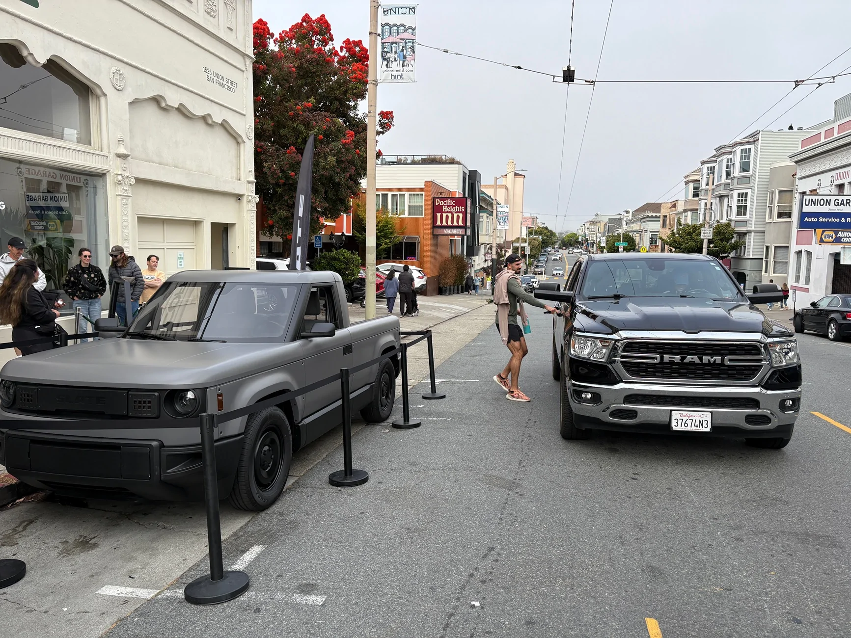 Slate Auto Pickup Truck Slate event in San Francisco @ Motoring Coffee 8/9/25 - photos & impressions IMG_2049