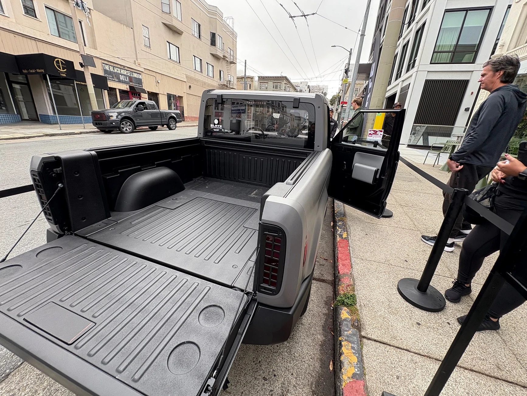 Slate Auto Pickup Truck Slate event in San Francisco @ Motoring Coffee 8/9/25 - photos & impressions IMG_2080