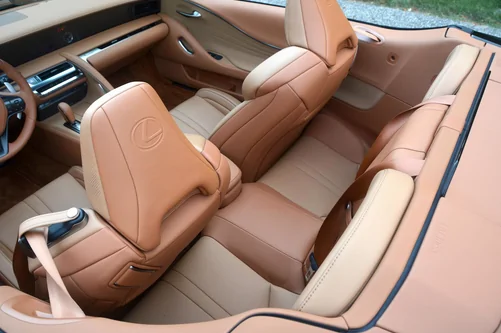 Slate Auto Pickup Truck 3 adults fit in second row rear bench seats. Legroom and shoulder room look! Lexus_Amputee_Seat