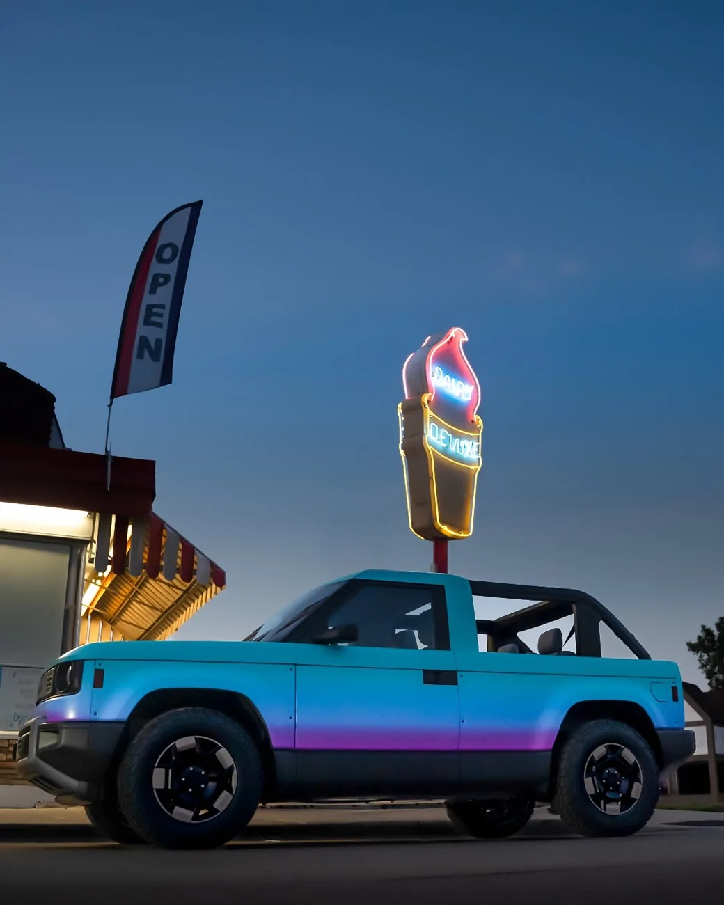 Slate Auto Pickup Truck Slate Open-Air Top -- "The cherry on top is no top" photos GyQcEwWXcAQQ9x