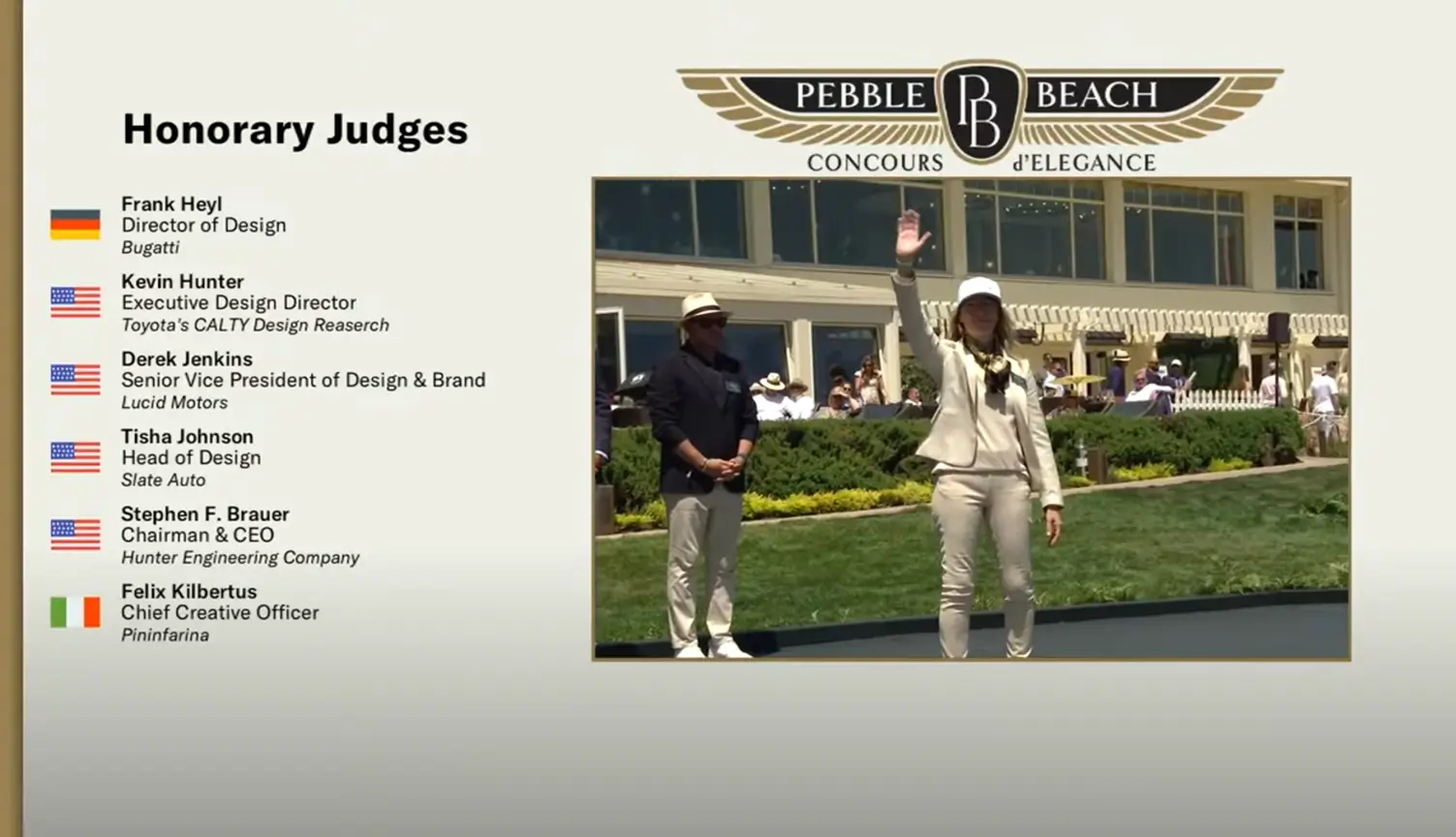 Slate Auto Pickup Truck Slate's Tisha Johnson is an Honorary Judge at the Pebble Beach Concours d'Elegance 1755463953104-v9