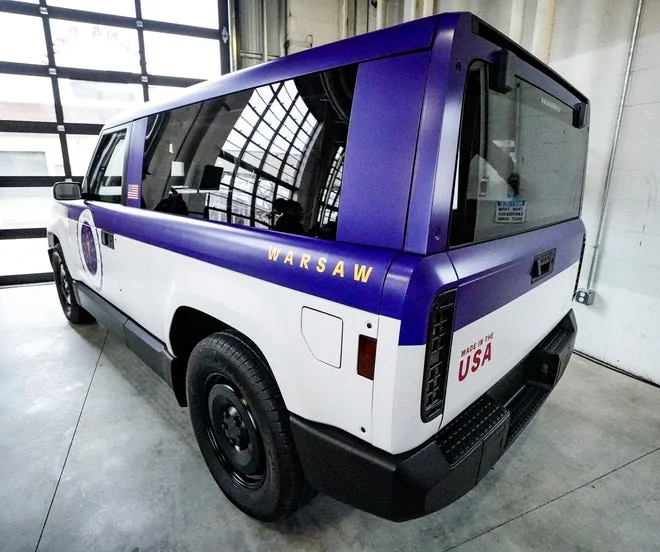 Slate Auto Pickup Truck Photos from inside Slate production factory! (Sneak peek inside Slate electric pickup truck plant in Warsaw) Photos inside Slate Warsaw factory production construction 20