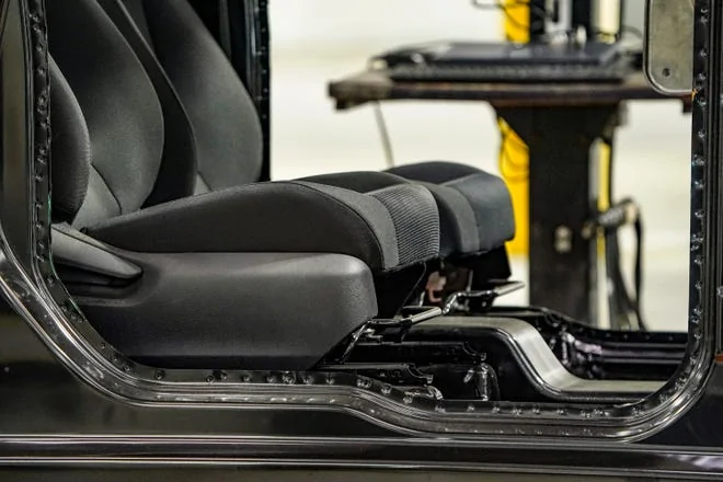 Slate Auto Pickup Truck Photos from inside Slate production factory! (Sneak peek inside Slate electric pickup truck plant in Warsaw) Photos inside Slate Warsaw factory production construction 31