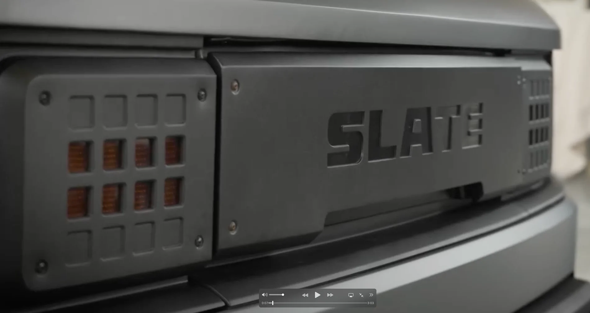 Slate Auto Pickup Truck New video: "Welcome to Kosciusko County, Slate Auto! - All you need to know about what’s coming for Slate." Screenshot 2025-09-15 at 8.53.24 PM