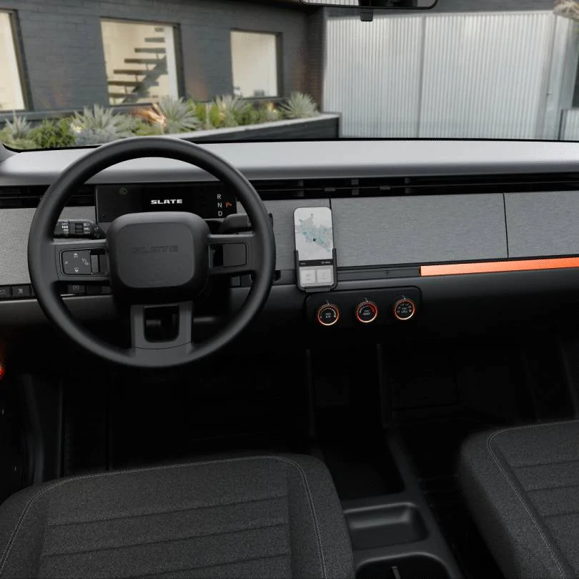 Slate Auto Pickup Truck Simple low-tech audio ideas slate interior