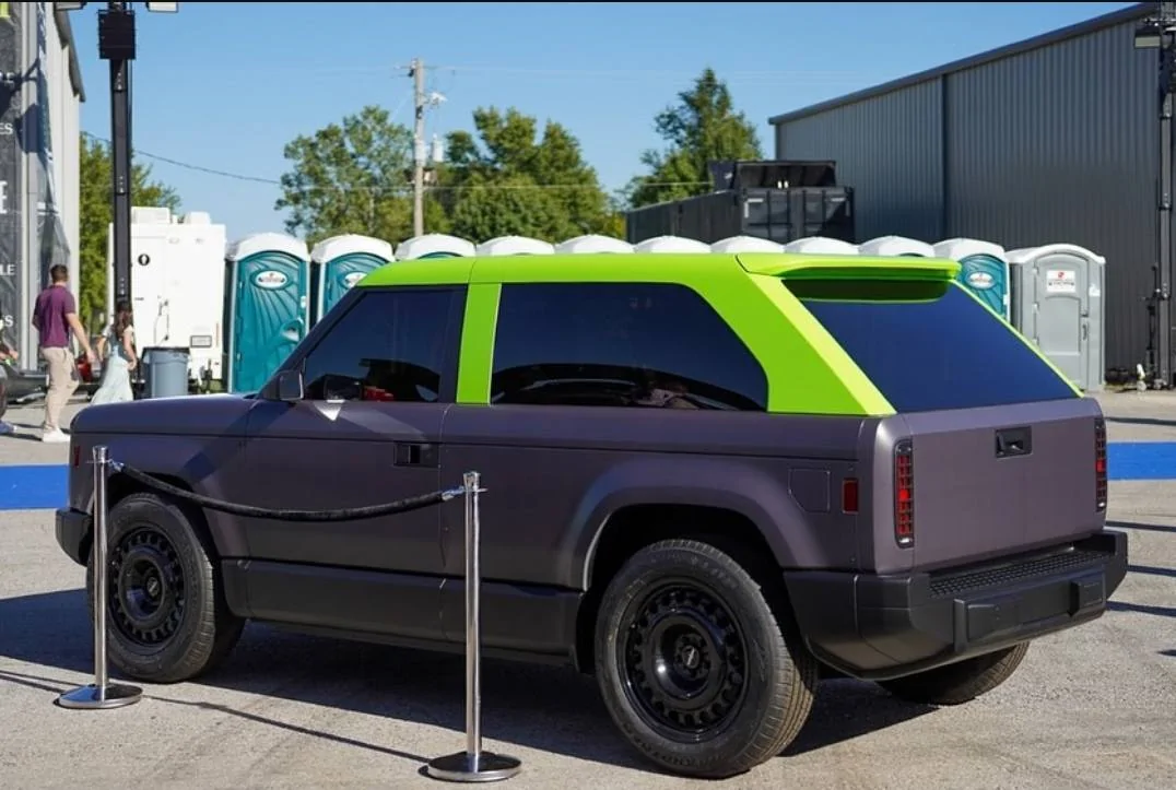 Slate Auto Pickup Truck New colorful wraps on Slate fastback, pickup and SUV on Fifteen52 Analog HD wheels 557634753_772584315543439_7496838941071741791_n