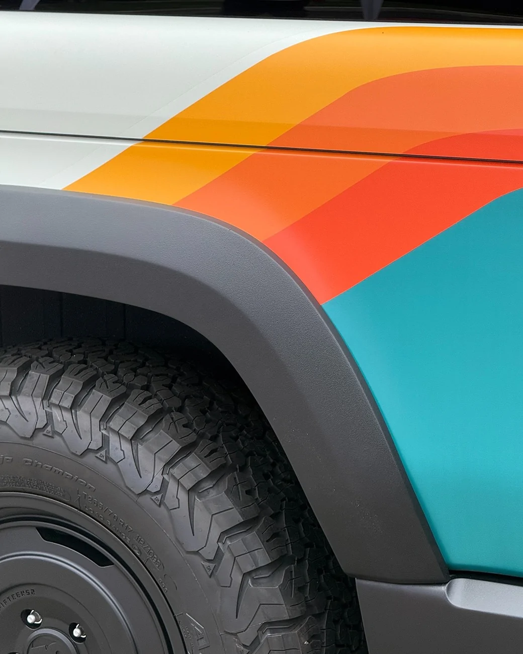 Slate Auto Pickup Truck New colorful wraps on Slate fastback, pickup and SUV on Fifteen52 Analog HD wheels slateauto_1759261038_3733274568040625930_65091495496