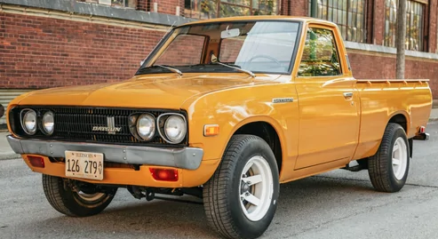 Slate Auto Pickup Truck Welcome to our Beta facility Datsun_620-1