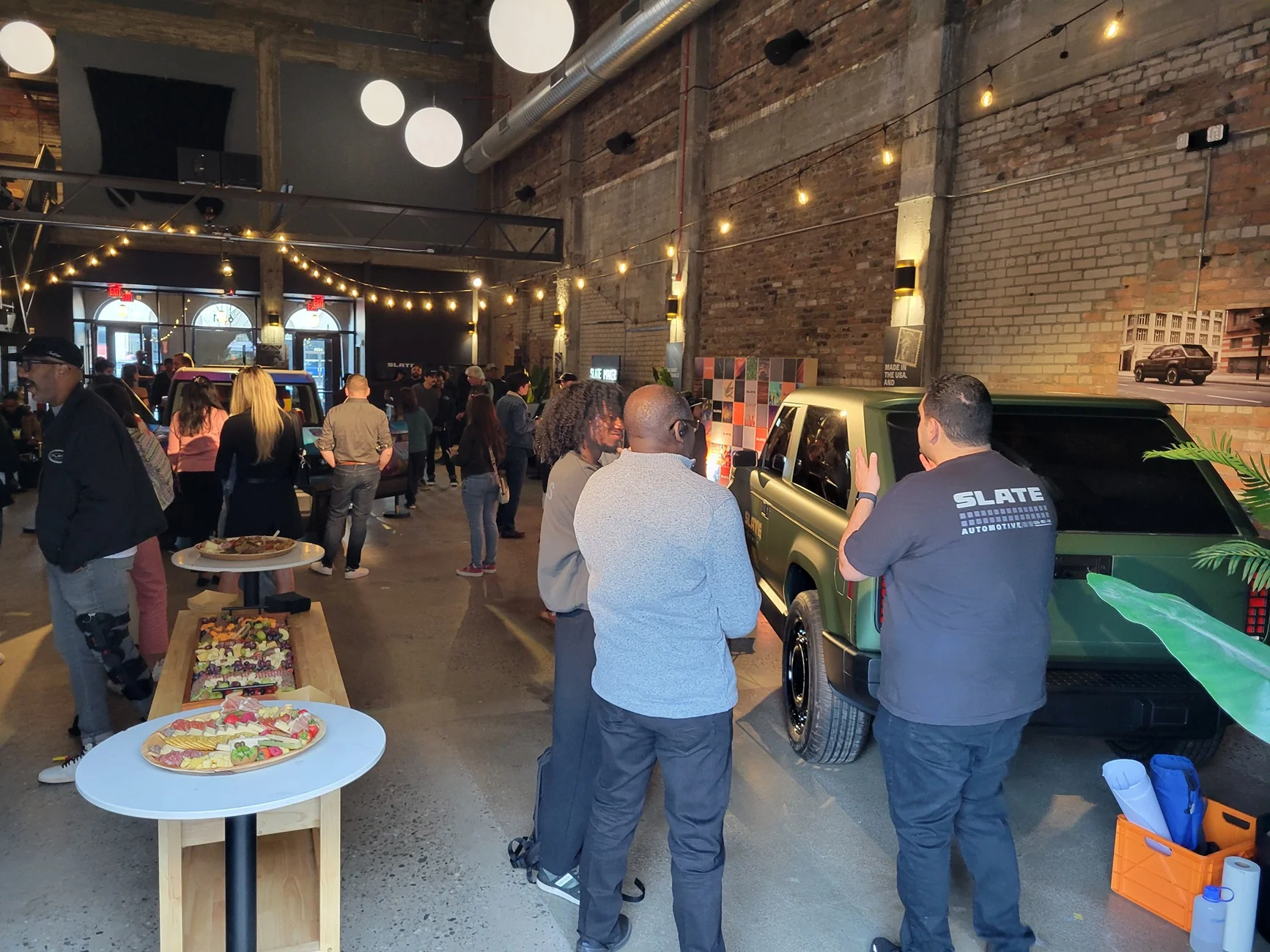 Slate Auto Pickup Truck Slate Auto "Custom Garage" Public Event Coming on Oct. 16 in Detroit 20251016_170829