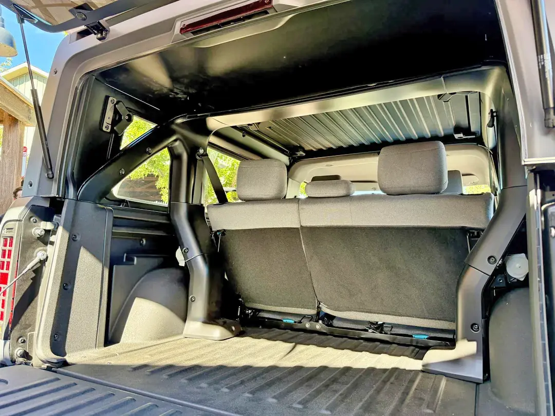 Slate Auto Pickup Truck Slate SUV kit (rear window open) on display in Sacramento Slate w: SUV kit on display at the Atrium in Sacramento 1