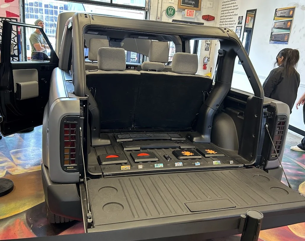 Slate Auto Pickup Truck [Charlotte NC] Open-Air Slate SUV prototype photos & impressions - November 2025 slatetruck-2025-back set2