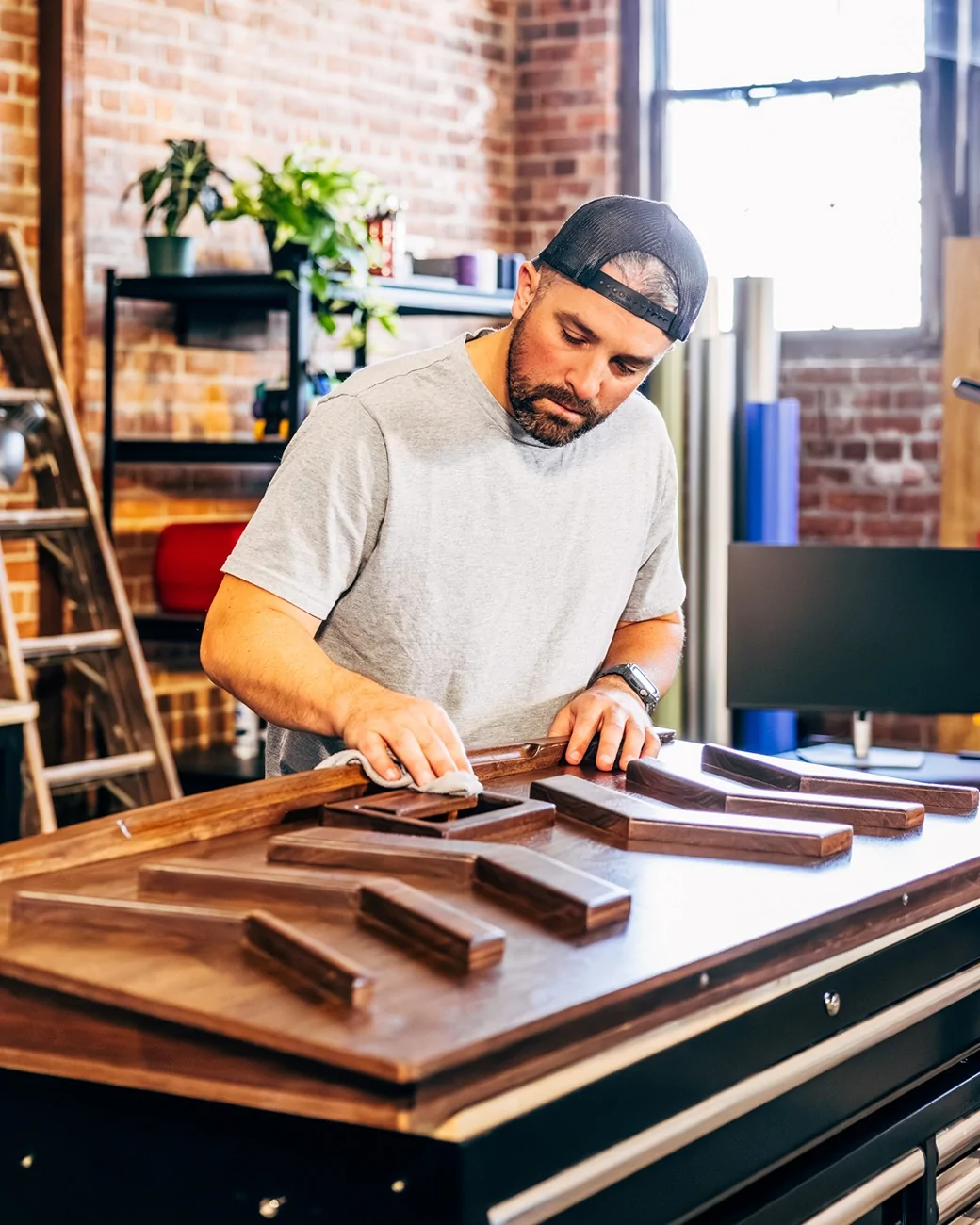 Slate Auto Pickup Truck Slate tailgate by Stay At Home Woodworks G5_AZEhXsAA2yHL