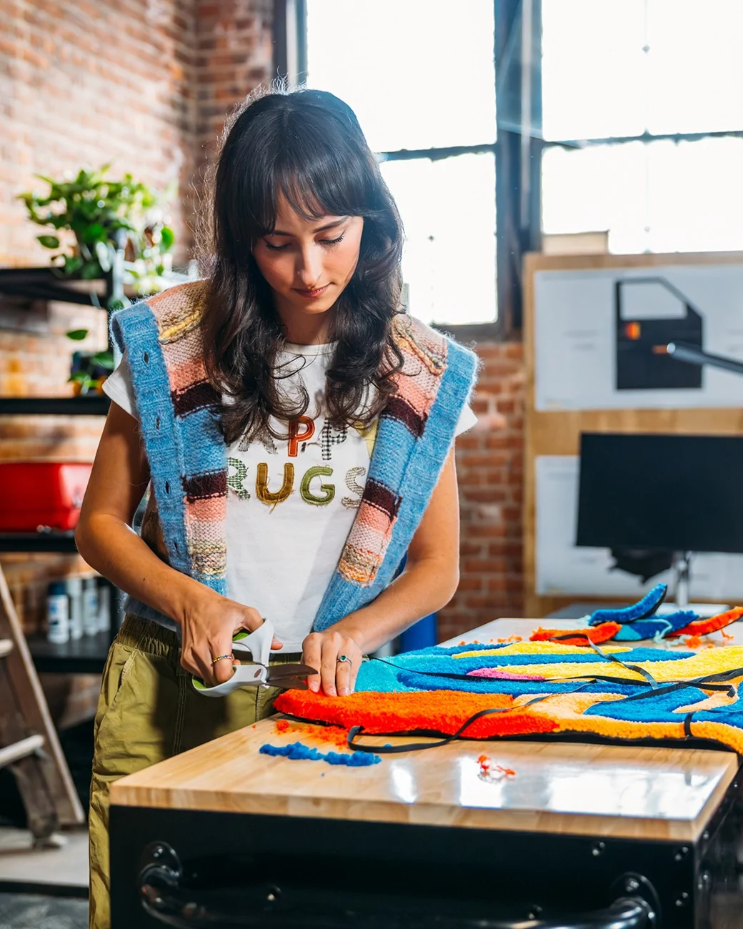 Slate Auto Pickup Truck Custom seat covers & steering wheel cover for Slate by Madeline Ronzoni (Happy Rugs) Custom seat covers & steering wheel cover by Madeline Ronzoni (Happy Rugs) 3