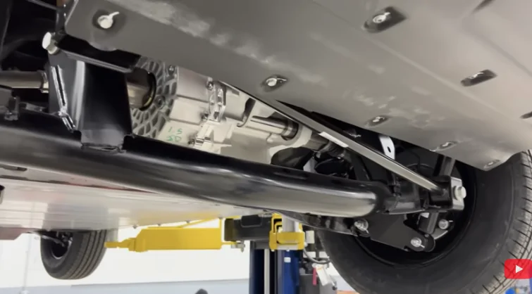 Slate Auto Pickup Truck Have you come across photos of the under carriage or motor compartment? Slate_Under_Rear-2