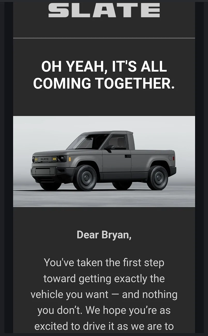 Slate Auto Pickup Truck Slate Reservations Pre-Order Tracking List & Stats 📊 Screenshot_20251120_151232_Gmail