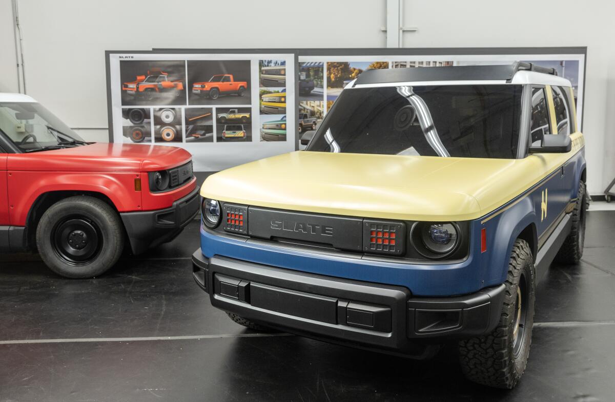 Slate Auto Pickup Truck Article: This [Slate Auto] Long Beach studio is designing America’s cheapest EV truck 3b3990f323bb767736f%2F1534920-fi-slate-auto-06-mjc