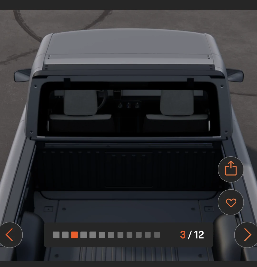 Slate Auto Pickup Truck Anyone see what's behind the seats on a two-door slate ? Screenshot_20260108-205253_1