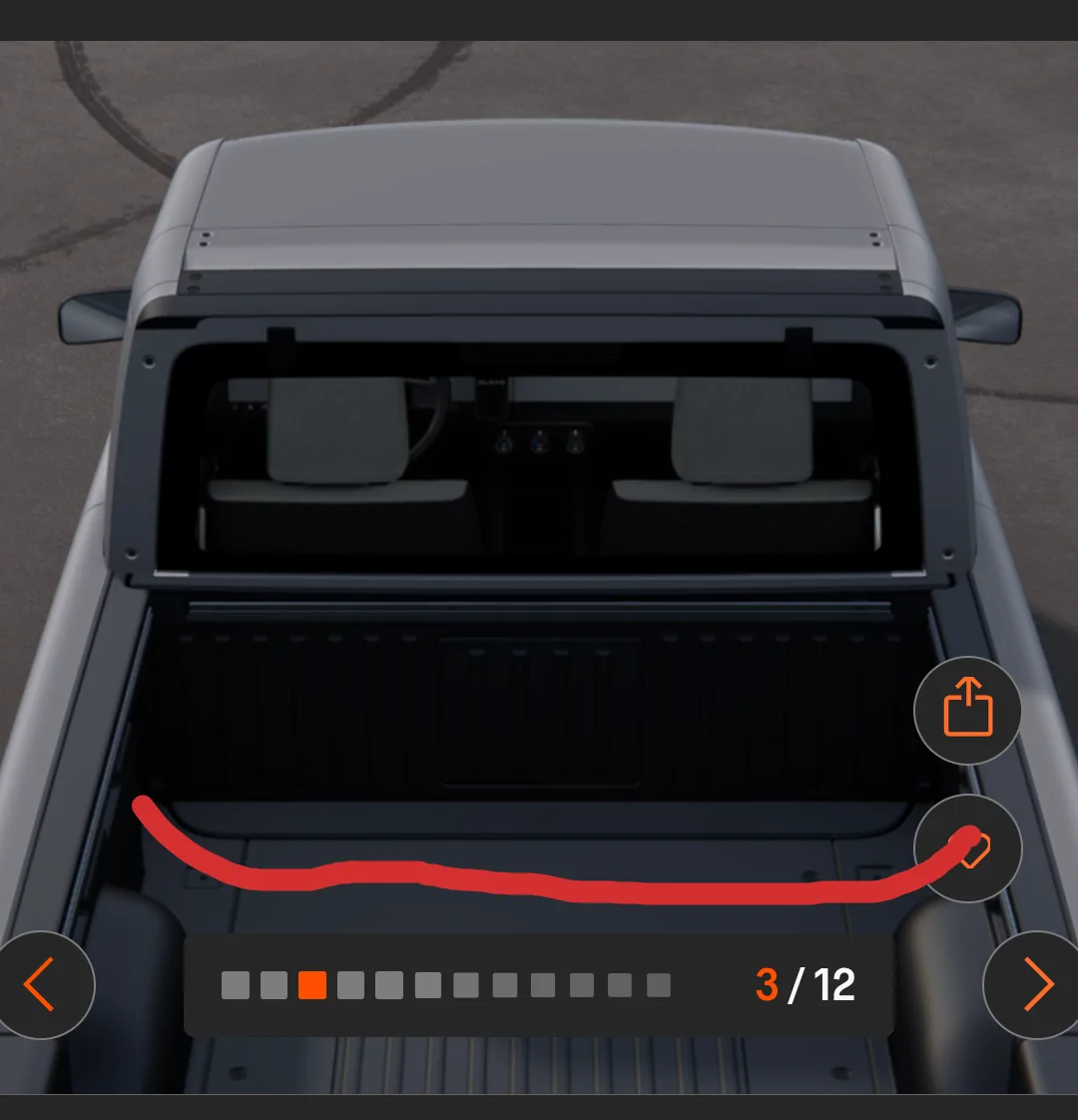 Slate Auto Pickup Truck Anyone see what's behind the seats on a two-door slate ? Screenshot_20260108-205253_1_1