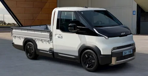 Slate Auto Pickup Truck Article: Why Slate's CEO Isn't Too Worried About Cheap Chinese EVs Kia_PV5_Picku