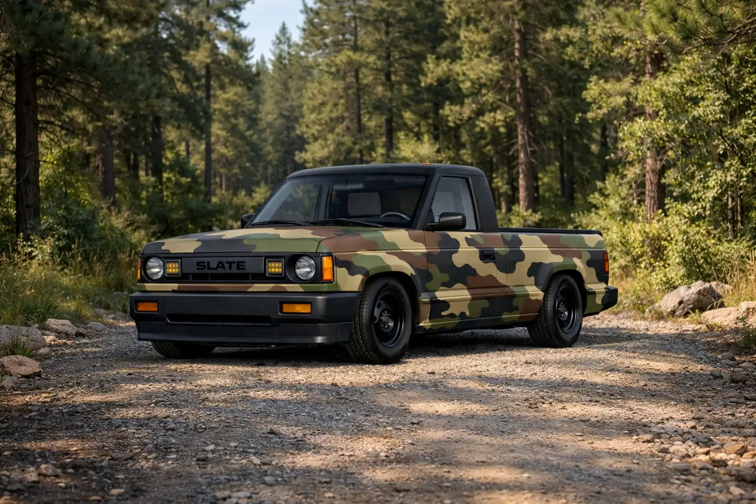 Slate Auto Pickup Truck 90s mini truck styling 2170