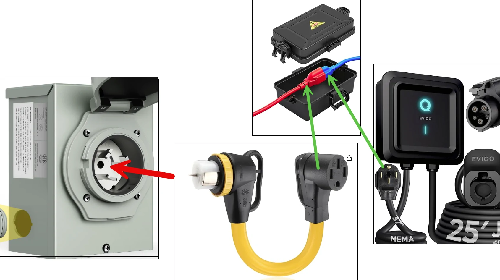 Slate Auto Pickup Truck Home Level 2 charging from generator outlet 1771541138888-jr