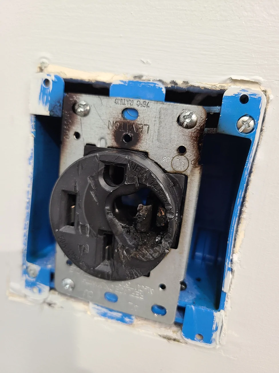 Slate Auto Pickup Truck Home Level 2 charging from generator outlet 20220302_211915