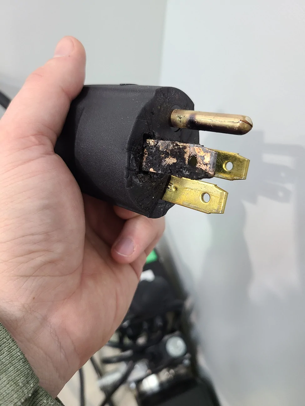 Slate Auto Pickup Truck Home Level 2 charging from generator outlet 20220302_211910