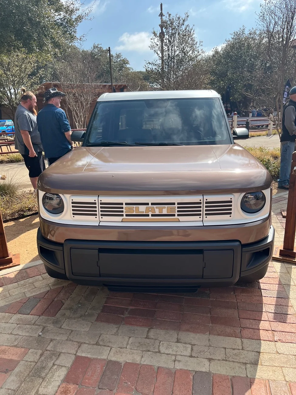 Slate Auto Pickup Truck Slate at Fort Worth Stockyards - photos & impressions. First deliveries Nov-Dec 2026 {filename}