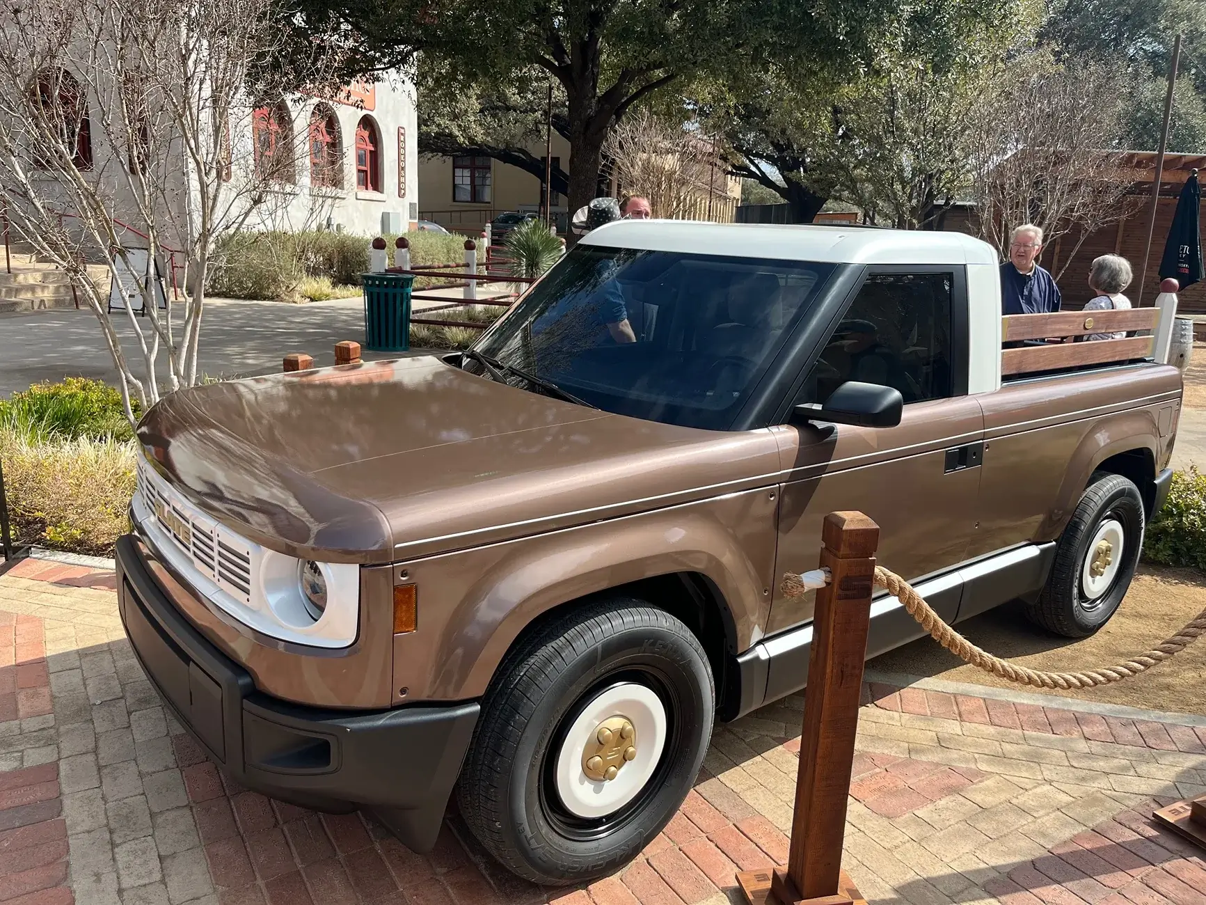 Slate Auto Pickup Truck Slate at Fort Worth Stockyards - photos & impressions. First deliveries Nov-Dec 2026 1772136997499-v5