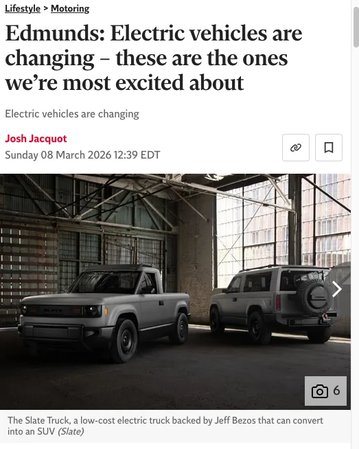 Slate Auto Pickup Truck Articles and Videos of Interest That Don't Merit Their Own Threads Independent_Articl