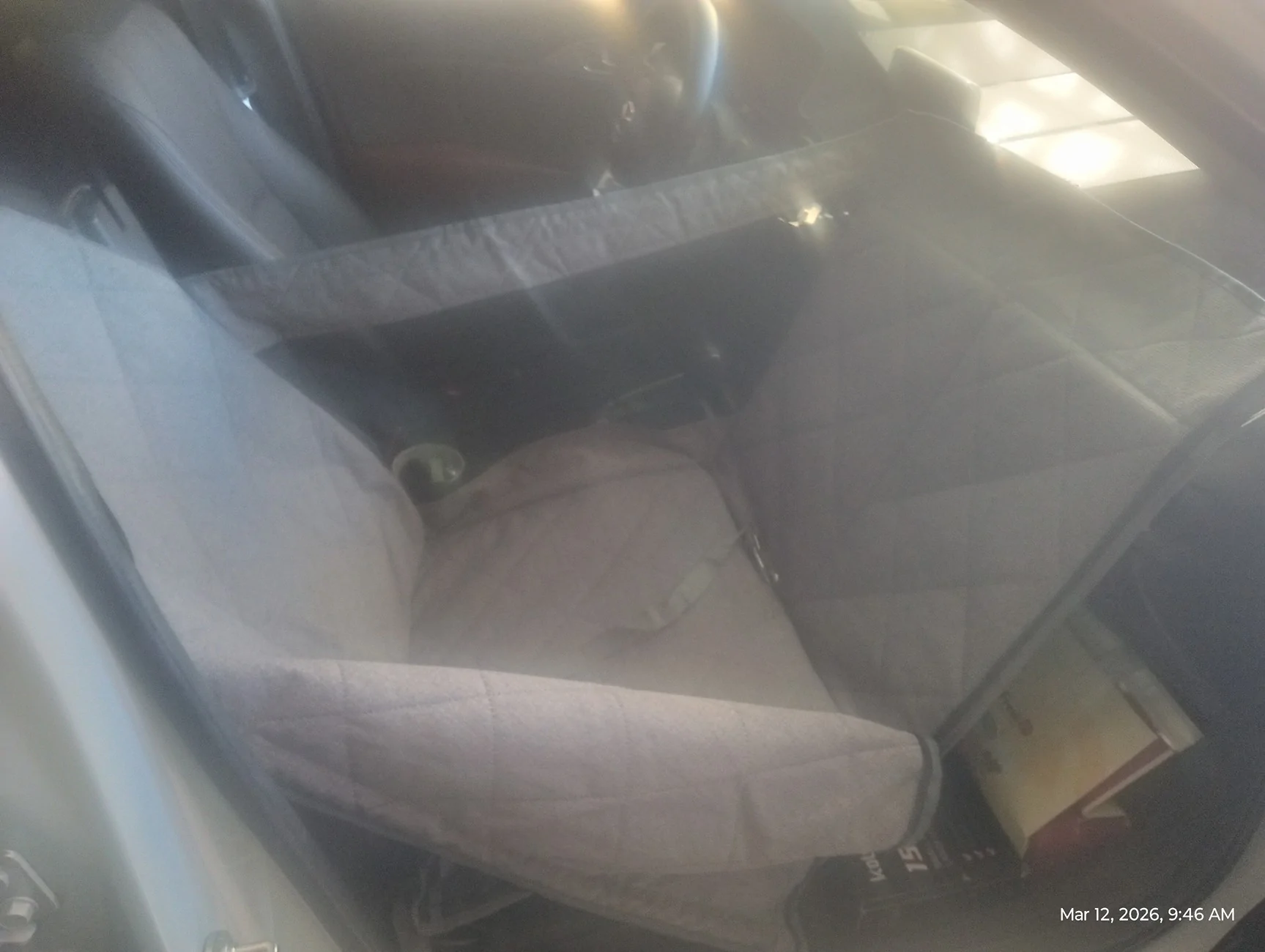 Slate Auto Pickup Truck Dogs inside a single cab truck IMG_20260312_094651305_HDR