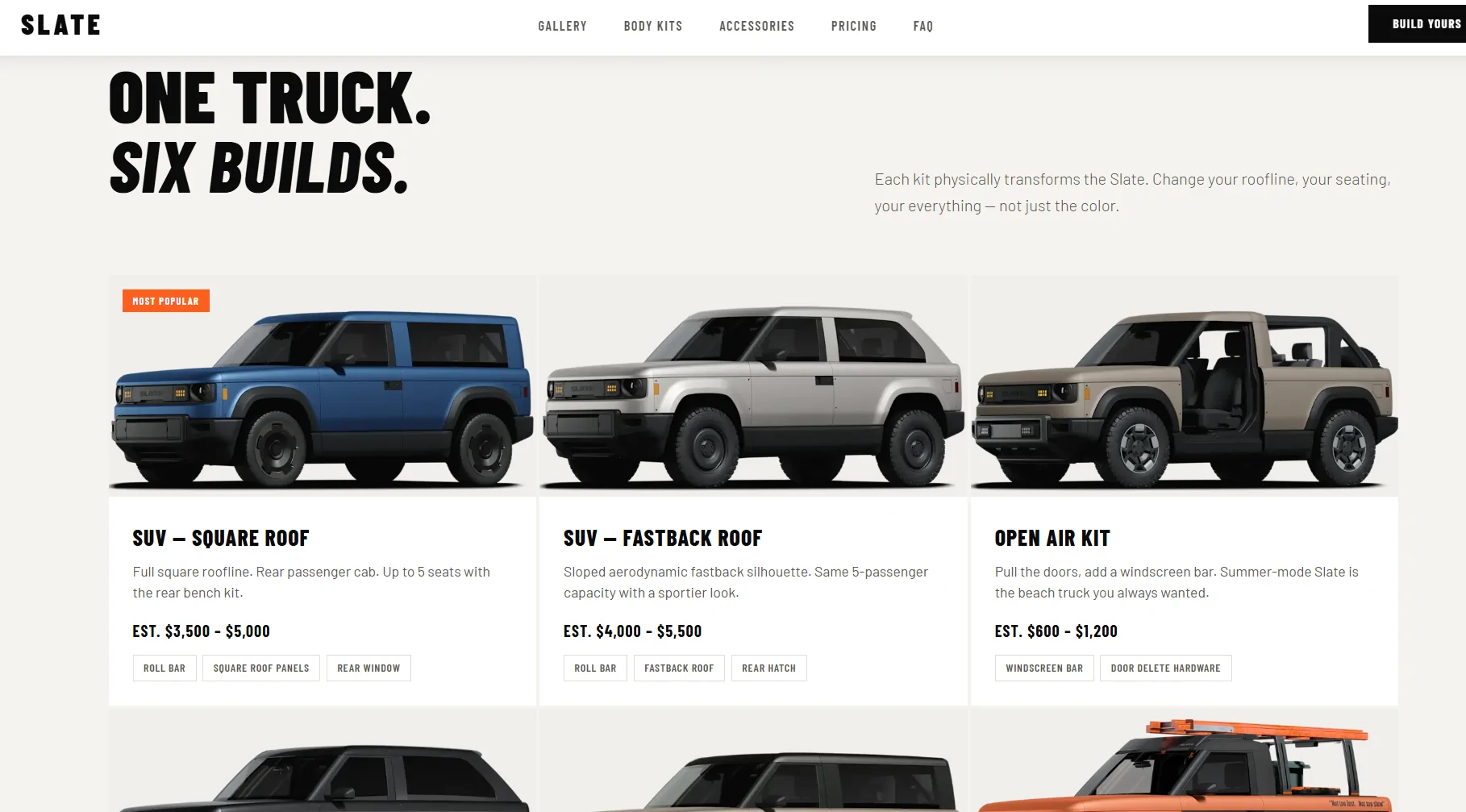 Slate Auto Pickup Truck What will Slate's Accessories Marketplace Portal be like? 1774559385984-a7