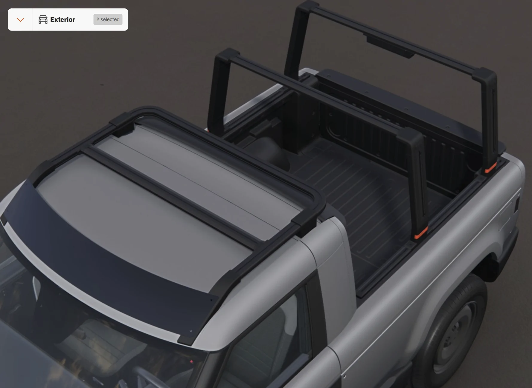 Slate Auto Pickup Truck What is the "Extension Version" Roof Rack? Is it compatible between body styles? 2026-03-30 12_57_02-Personalize Your SLATE _ Make It Yours — Mozilla Firefox